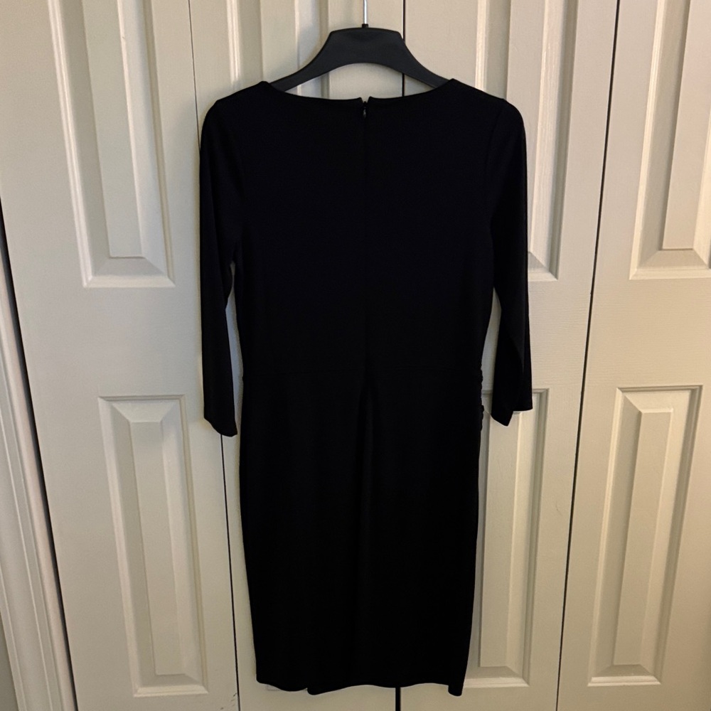 Talbots Classic Black Long Sleeve Dress - Picture 3 of 4